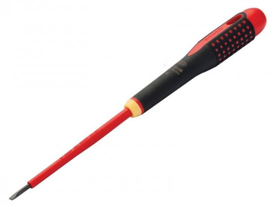 Bahco ERGO? Slim VDE Insulated Slotted Screwdriver 3.5 x 100mm