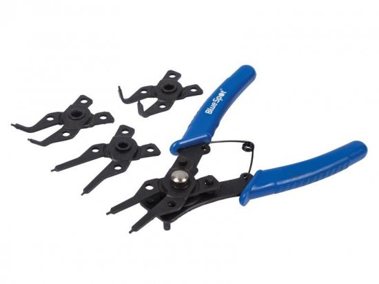 BlueSpot Tools 4-in-1 Circlip Pliers