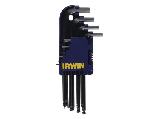 Irwin T10757 Long Arm Ball End Hex Key Set, 10 Piece (1.5-10mm)