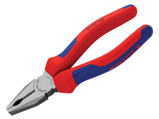 Knipex Combination Pliers Multi-Component Grip 160mm (6.1/4in)