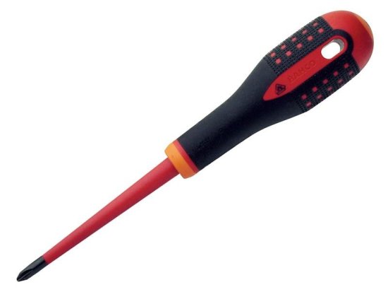 Bahco ERGO? Slim VDE Insulated Phillips Screwdriver PH2 x 100mm