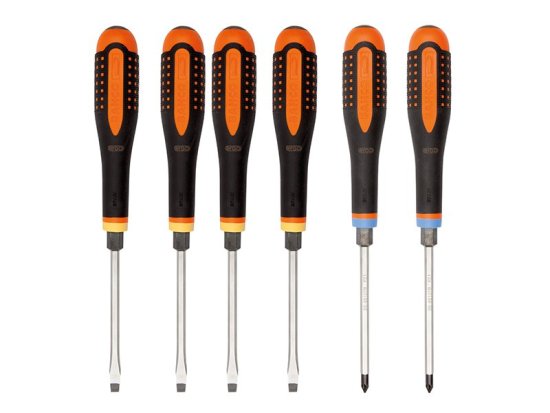 Bahco ERGO? Through Blade Screwdriver Set 6 Piece
