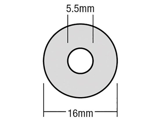 ForgeFix TechFast Bonded EPDM Washer 5.5 x 16mm (Box of 100)