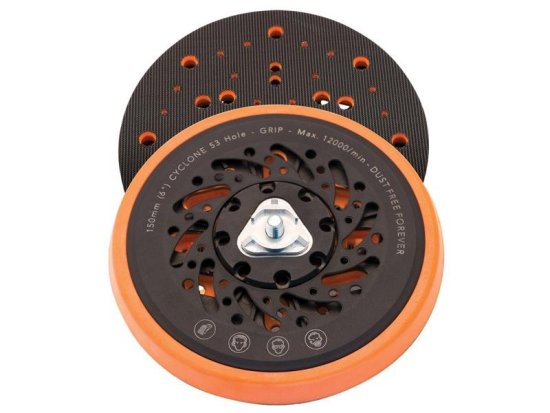Flexipads World Class Cyclone? Backing Pad Medium 53 Hole 150mm