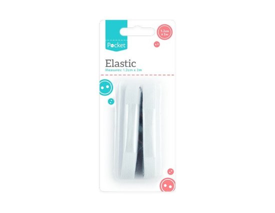 Pocket Sewing Elastic 2m - Assorted Colours