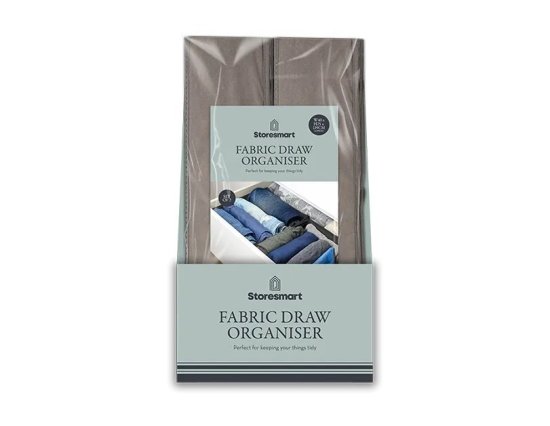 Storesmart Fabric Drawer Organiser 2pk - 9cm x 25cm x 40cm