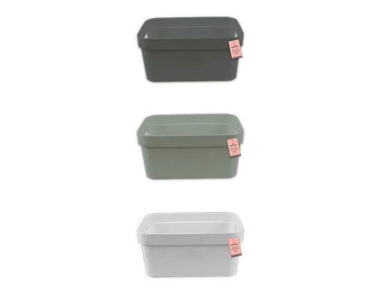 StoreSmart Plastic Storage Box with Handles - 4.8L - Assorted