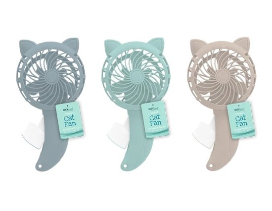 Oxycool Cat Handheld Fan - Assorted