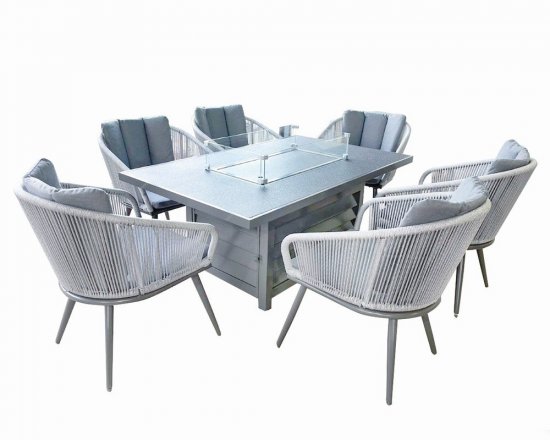 ASPEN 6 Seat Firepit set