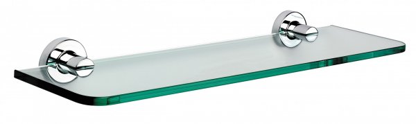 Origins Living 500mm Tecno Project Glass Shelf - Chrome