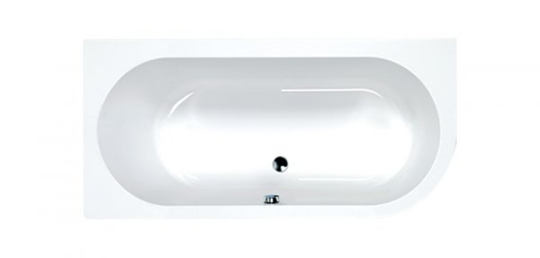 Carron Status 1700 x 725mm Right Hand Asymmetric Carronite Bath