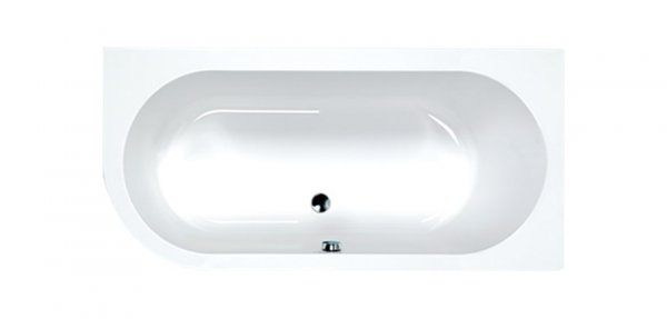 Carron Status 1700 x 800mm Left Hand Asymmetric Acrylic Bath