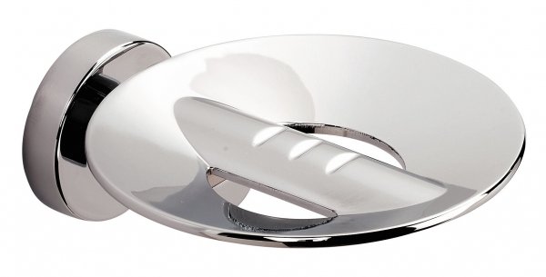 Origins Living Tecno Project Metal Soap Dish with Holes - Chrome