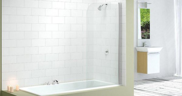 Merlyn Single Curved Bath Screen MB1