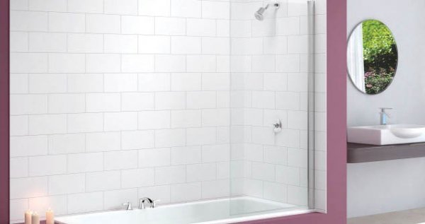 Merlyn Single Square Bath Screen MB2