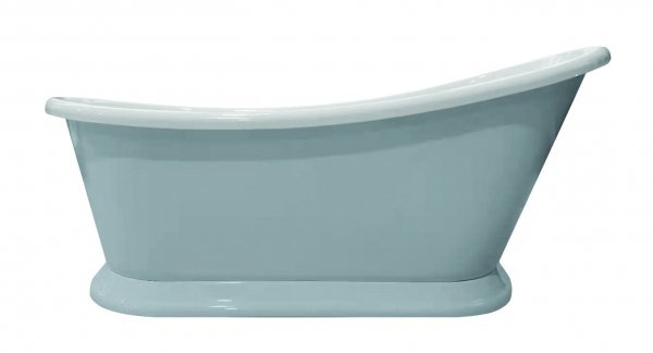 Bayswater 1690mm Plummett Grey Slipper Boat Bath