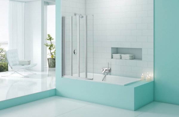 Merlyn SecureSeal 4 Fold Bath Screen