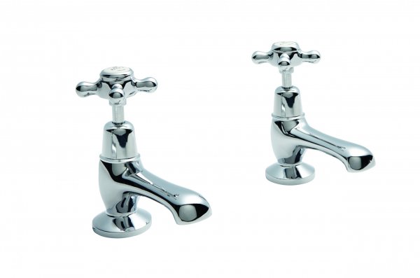 BC Designs Victrion Crosshead Basin Pillar Taps