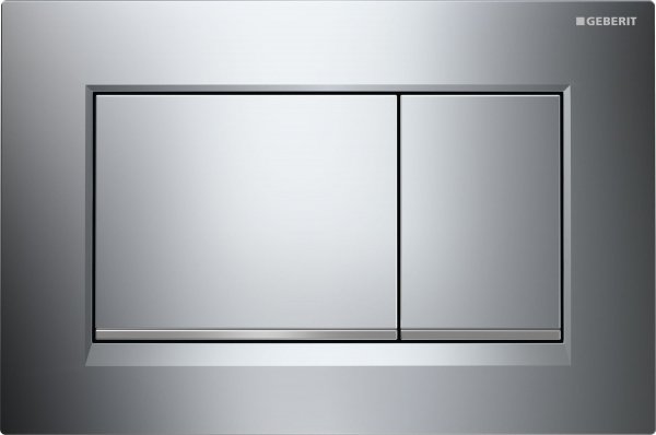Geberit Sigma 30 Gloss/Matt Chrome/Gloss Dual Flush Plate