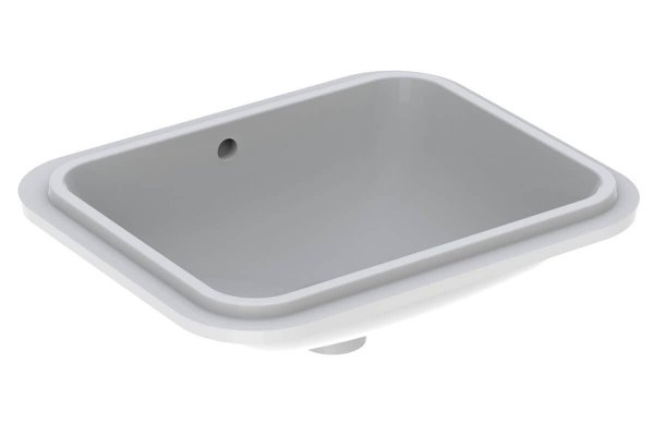 Geberit VariForm 450mm Rectangular Undercounter Basin - With Overflow