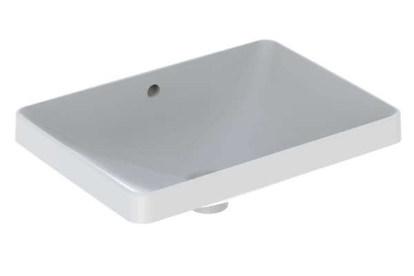Geberit VariForm 550mm Rectangular Countertop Basin - With Overflow