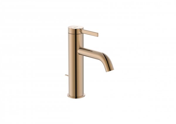 Roca Ona Rose Gold Basin Mixer with Pop-up Waste