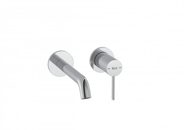 Roca Ona Wall-Mounted Built-in Basin Mixer - Chrome