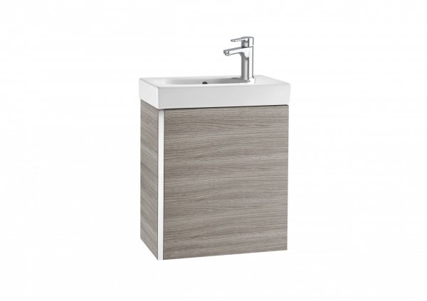 Roca Mini Textured Grey Vanity Unit and Basin