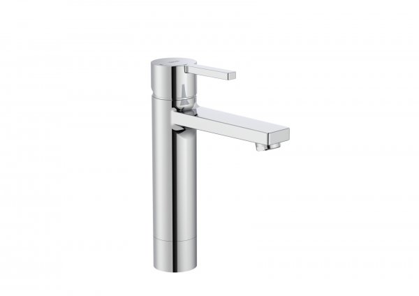 Roca Naia Chrome Smooth Bodied Medium Plus Height Basin Mixer