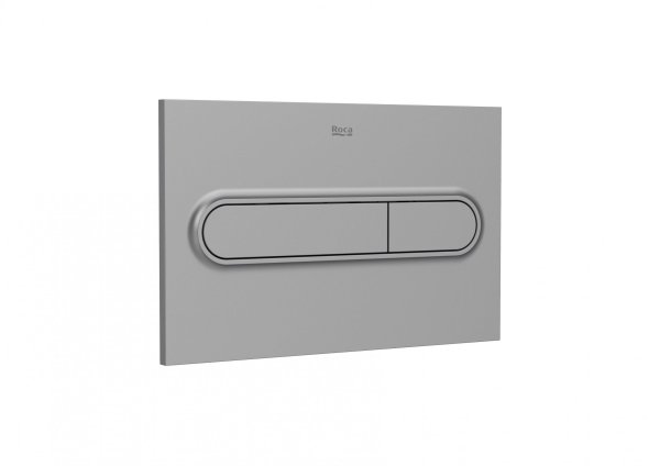 Roca PL1 Matt Chrome Dual Flush Plate
