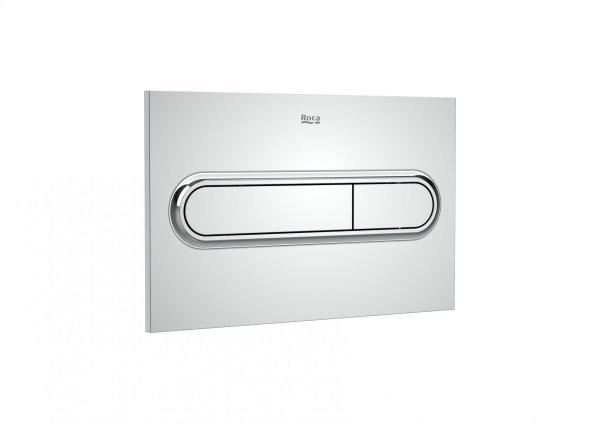 Roca PL1 Chrome Dual Flush Plate