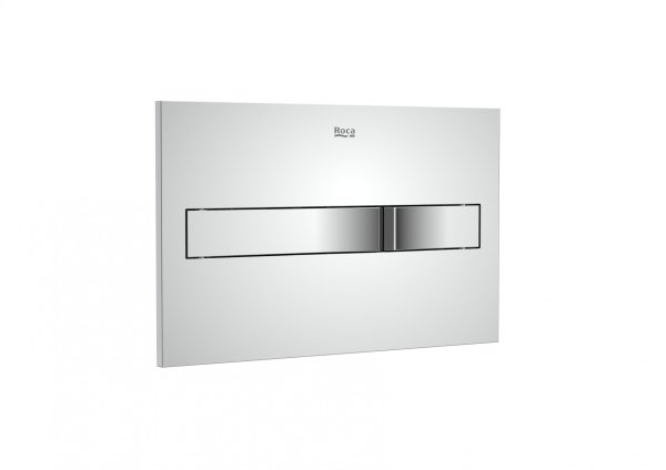 Roca PL2 Chrome Dual Flush Plate