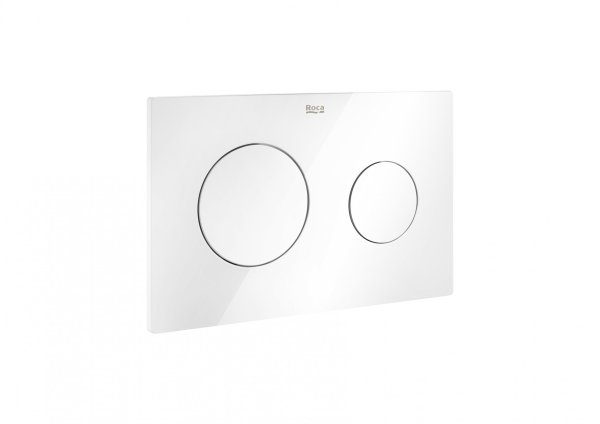 Roca PL10 White Dual Flush Plate