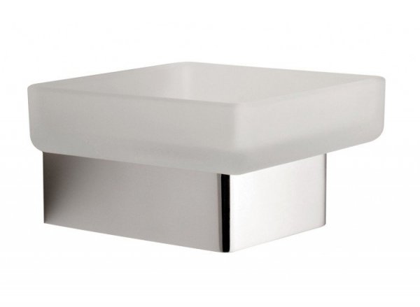 Vado Shama Frosted Glass Soap Dish and Holder