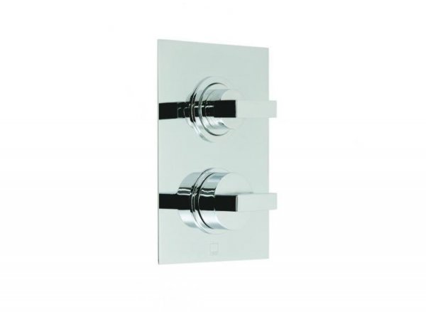 Vado Notion Concealed 3 Outlet, 2 Handle Thermostatic Shower Valve