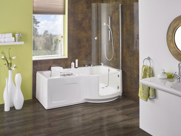 Access Louisiana Walk-in Bath with Glass Door and Powered Seat