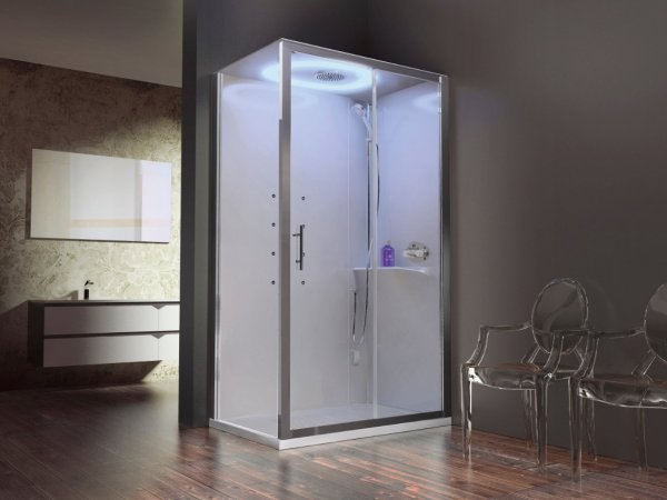 Novellini EON 2P120x90 Standard Sliding Door Enclosure (No Dome)