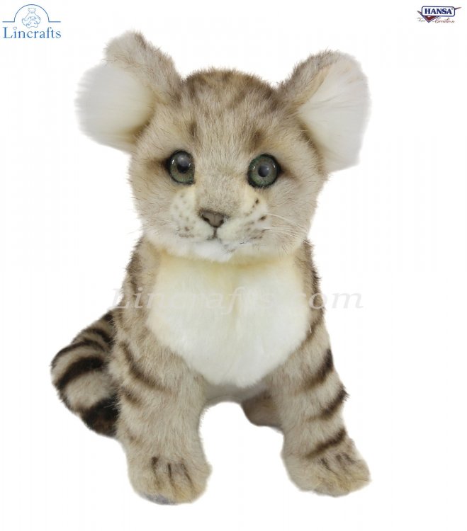 Soft Toy Sand Cat by Hansa 23cm 6078