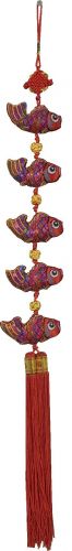 Oriental Lucky Charm Chinese Mobile Hanging Decoration - Fish