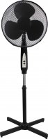 Prem-I-Air 16 Inch (40 cm) Oscillating Adjustable 3-Speed Pedestal Fan with Remote Control and Timer - (EH1826BLK)