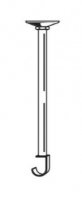 Inda Hotellerie Shower Rail Support Arm