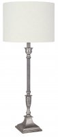 Pacific Lifestyle Canterbury Antique Silver Metal Table Lamp