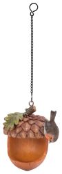 Robin Acorn Bird Feeder - Hanging - Garden Friends Vivid Arts