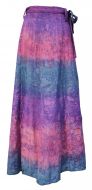 ***SALE*** - Wrapover - batik skirt - purple/pink bubble