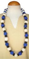 Two In One Necklace - Blue