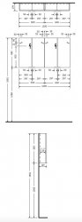 RAK Joy 120cm Wall Hung Mirror Cabinet