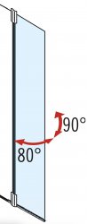 Novellini Kuadra H 300mm Wetroom Shower Panel