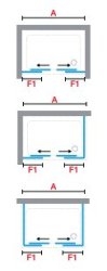 Novellini Lunes 2.0 2A Double Slider Shower Enclosure